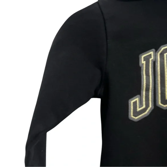 Jordan #23 Kids Black Pullover Hoodie Embroidered Size 8 - Picture 2 of 5